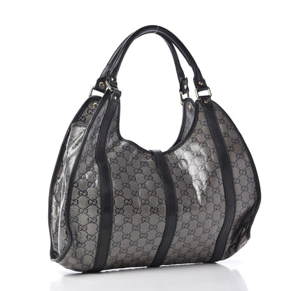 Gucci Crystal Monogram Medium Joy Shoulder Bag Black 3 of 16