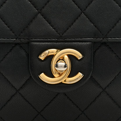 Chanel Goatskin Quilted Chic Pearls Flap Black 8 of 12