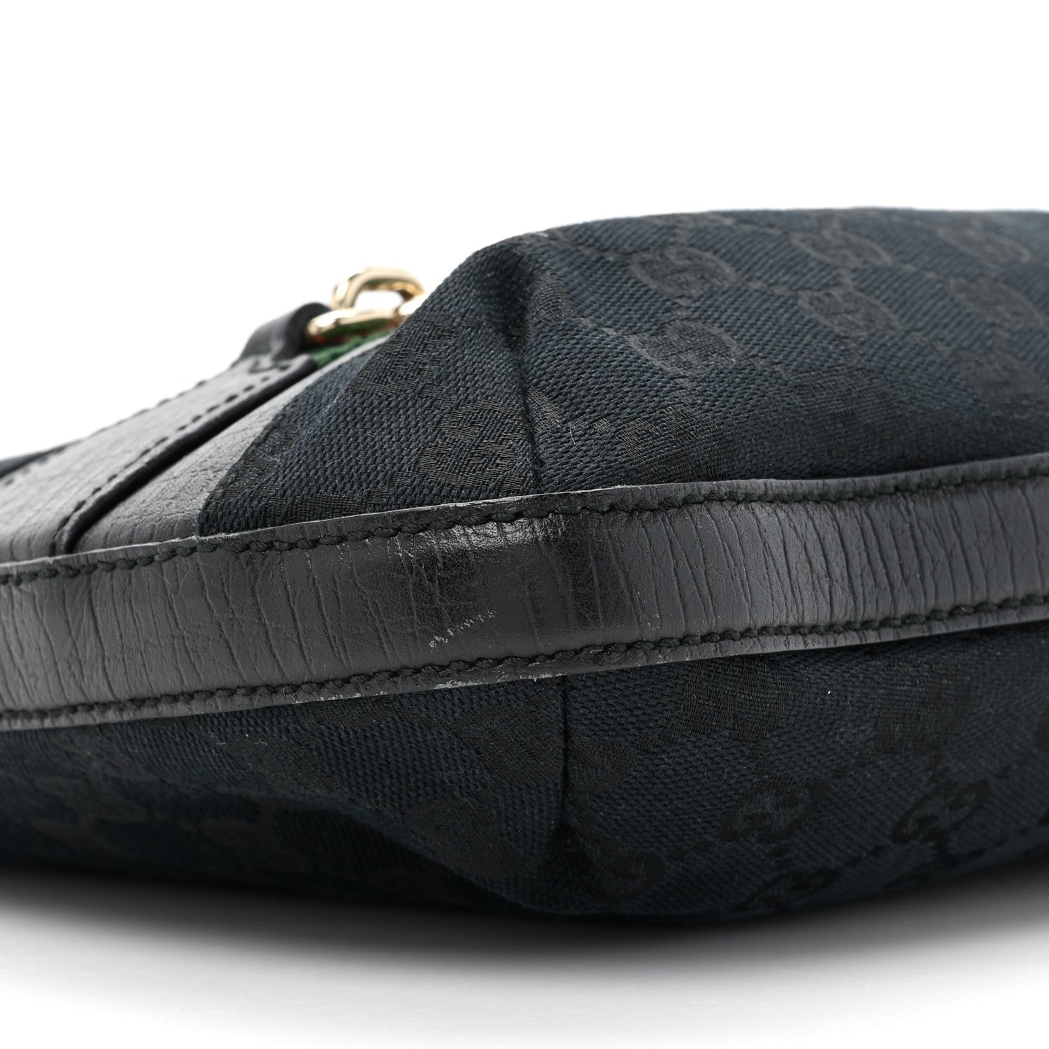 Gucci Monogram Web Hasler Hobo Black 9 of 13