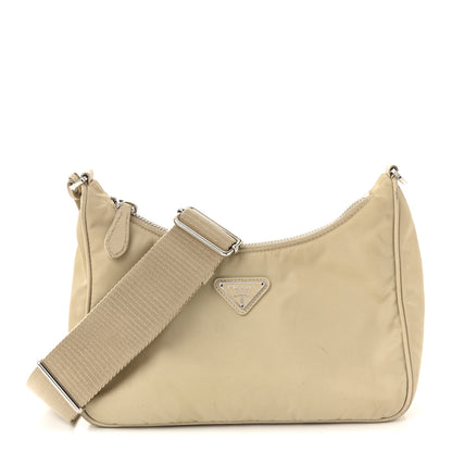 Prada Re-Nylon Saffiano Re-Edition 2005 Shoulder Bag Deserto 1 of 10