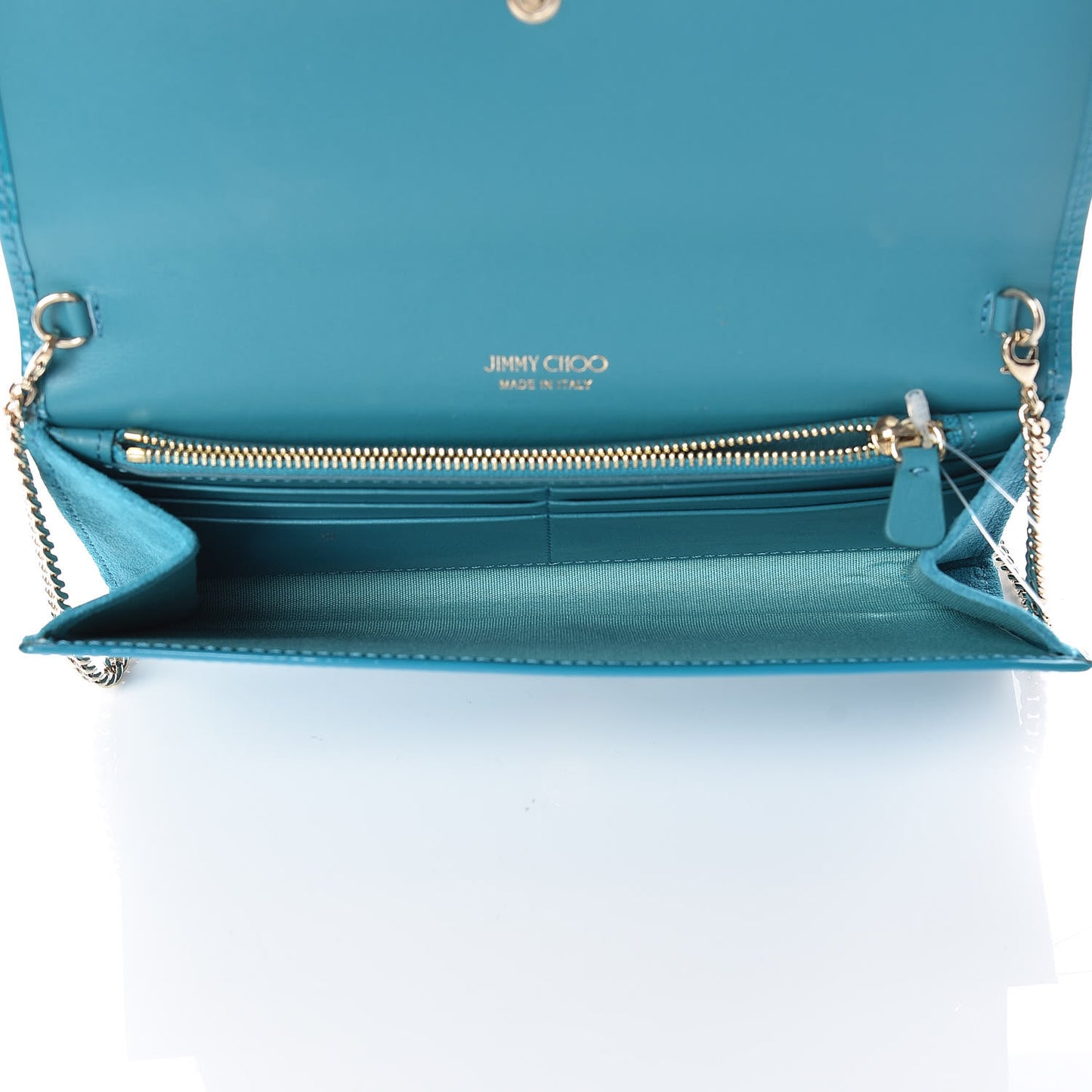 Patent Milla Wallet on Chain Turquoise