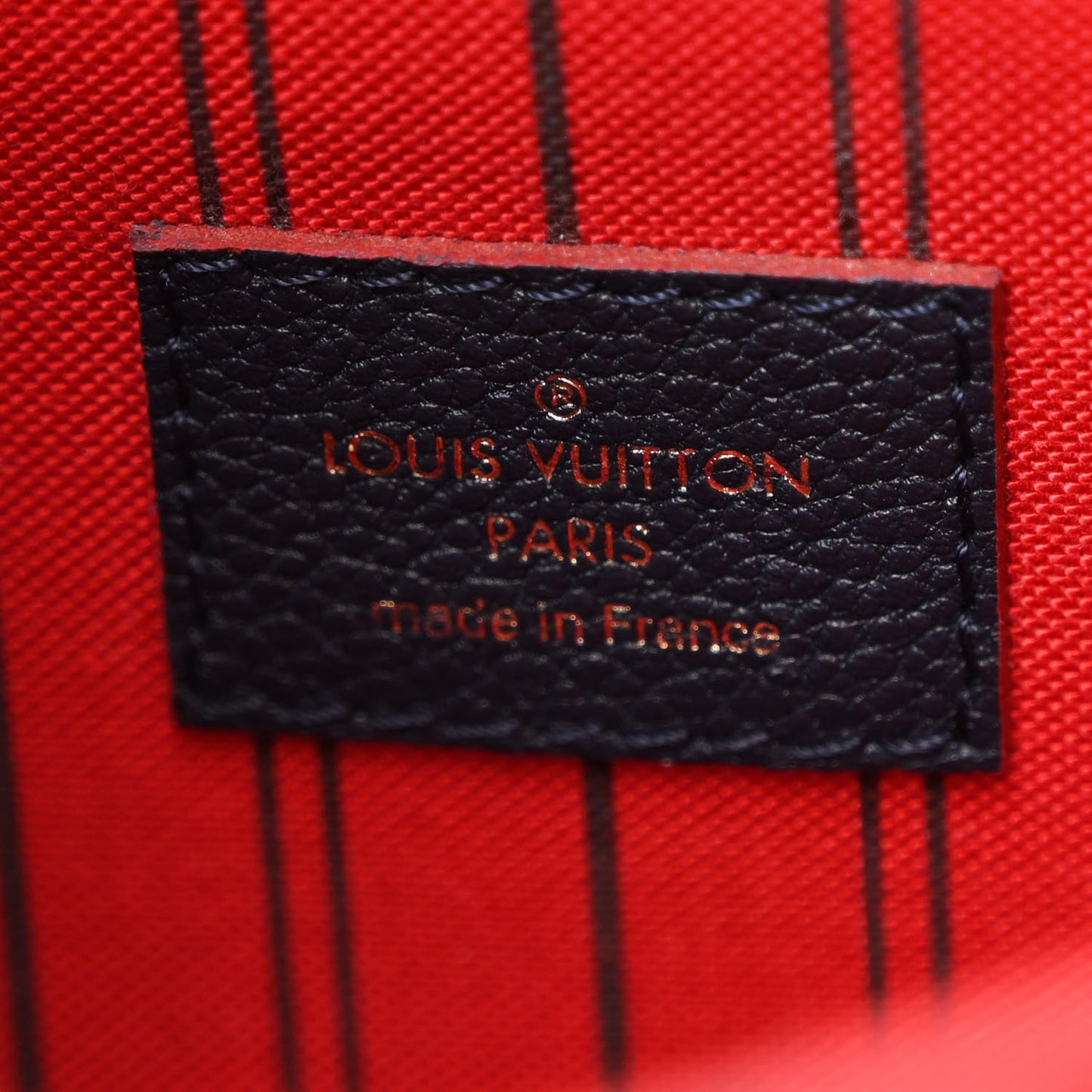 Empreinte Pochette Metis Marine Rouge
