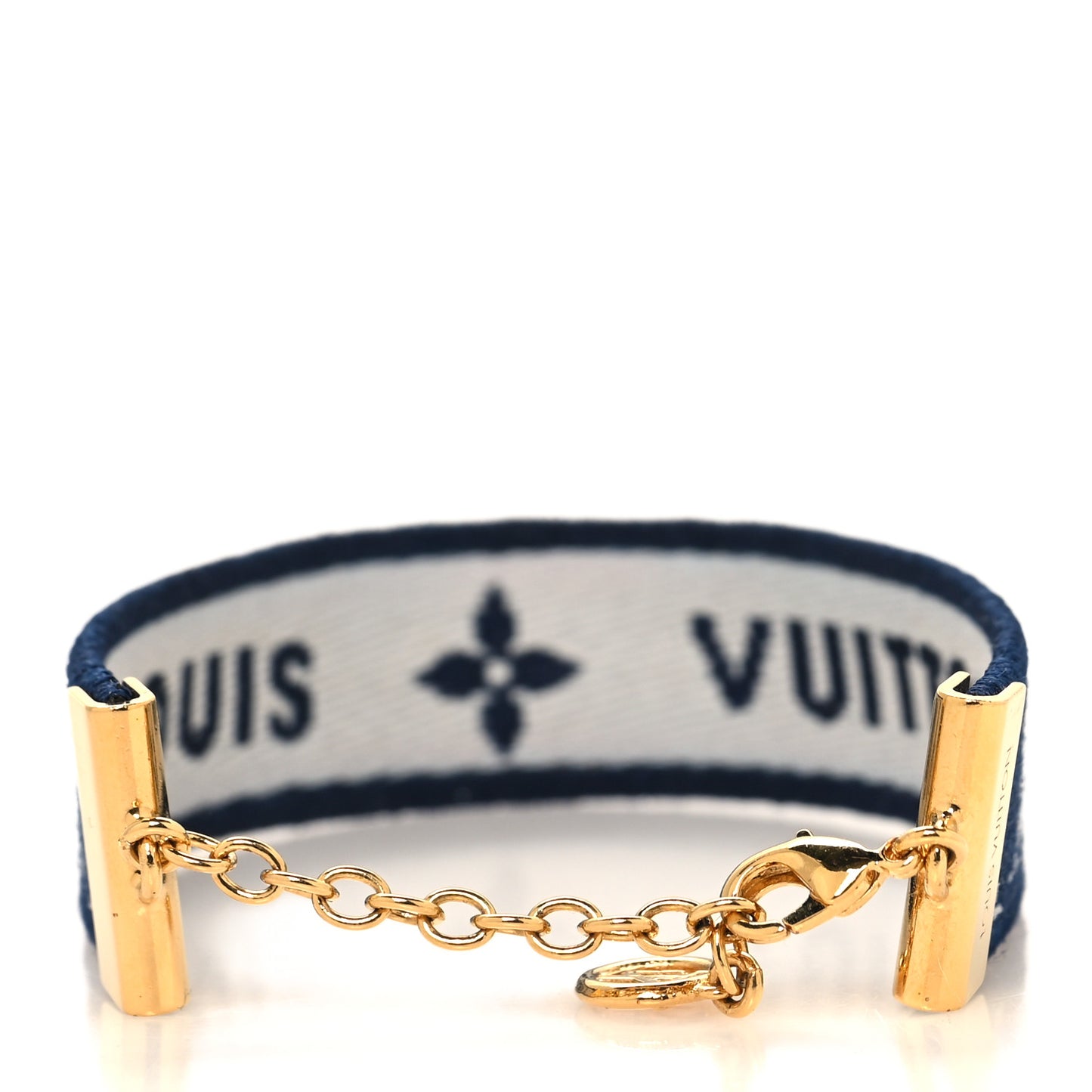 Woven LV Buddy Bracelet Bleu Marine