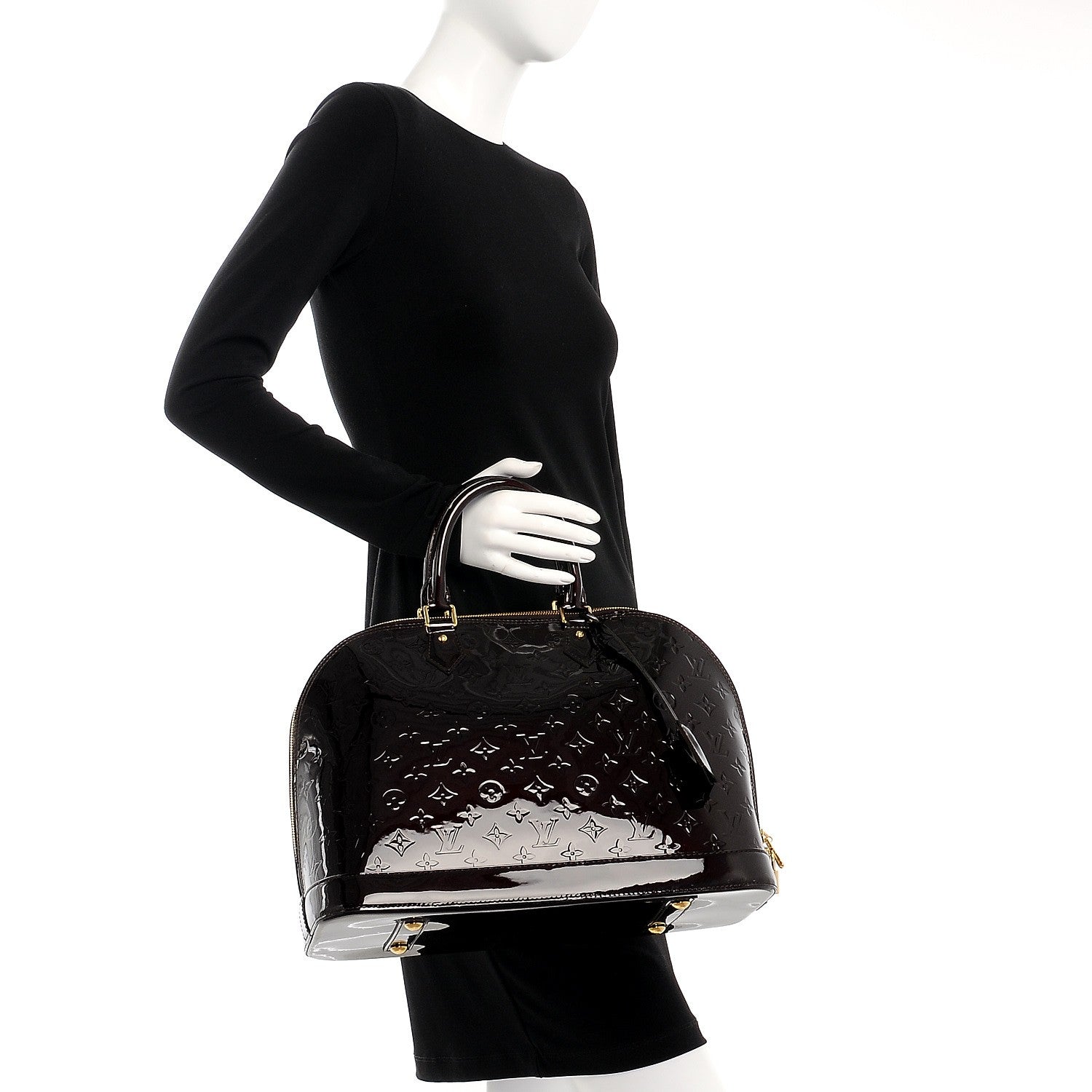 Louis Vuitton Vernis Alma GM Amarante 2 of 12