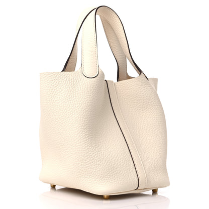 Hermes Taurillon Clemence Picotin Lock 18 PM Nata 3 of 8
