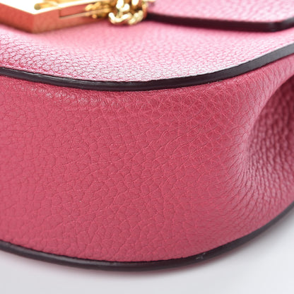 Chloe Grained Lambskin Mini Drew Shoulder Bag Dreamy Pink 10 of 10