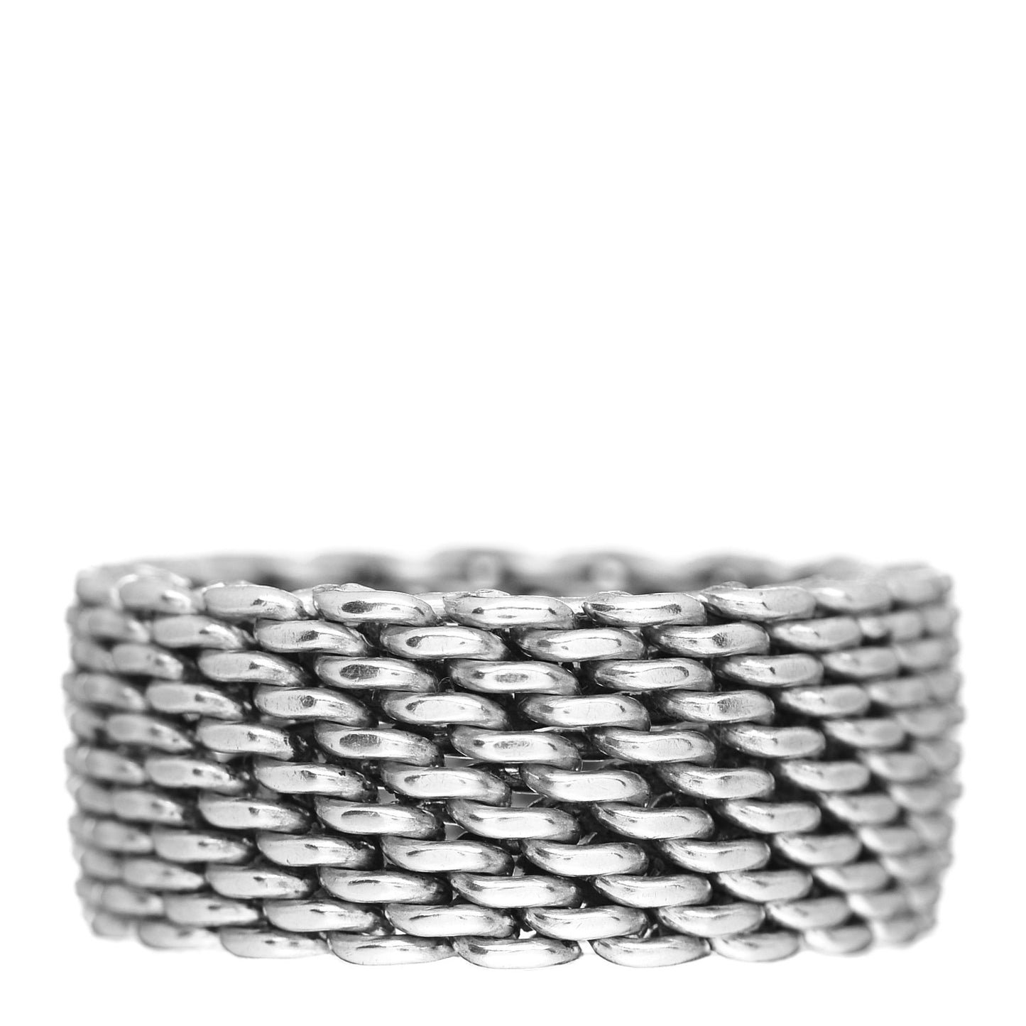 Sterling Silver Somerset Mesh Ring 58 8.5