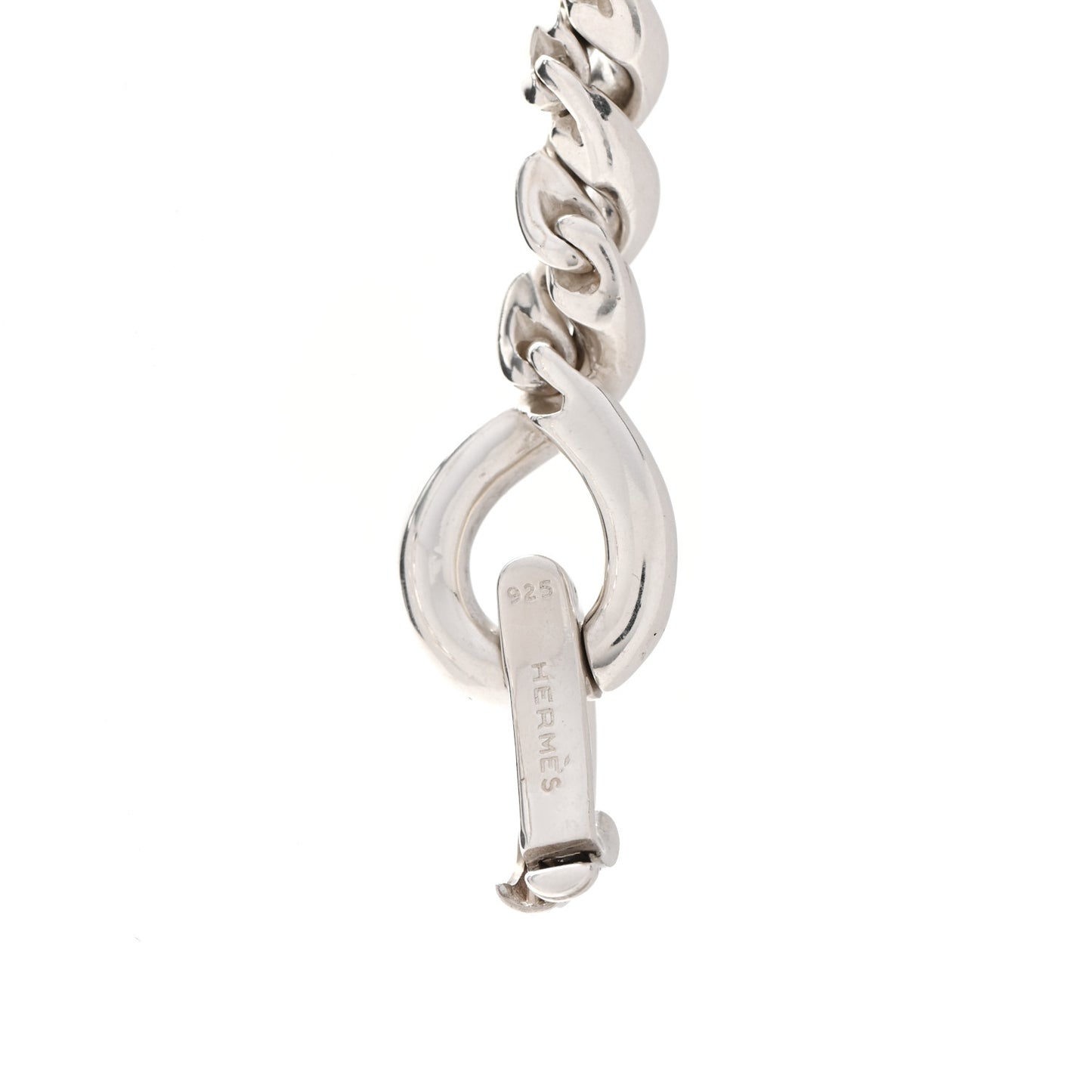 Sterling Silver Vintage Torsade Link Choker Necklace