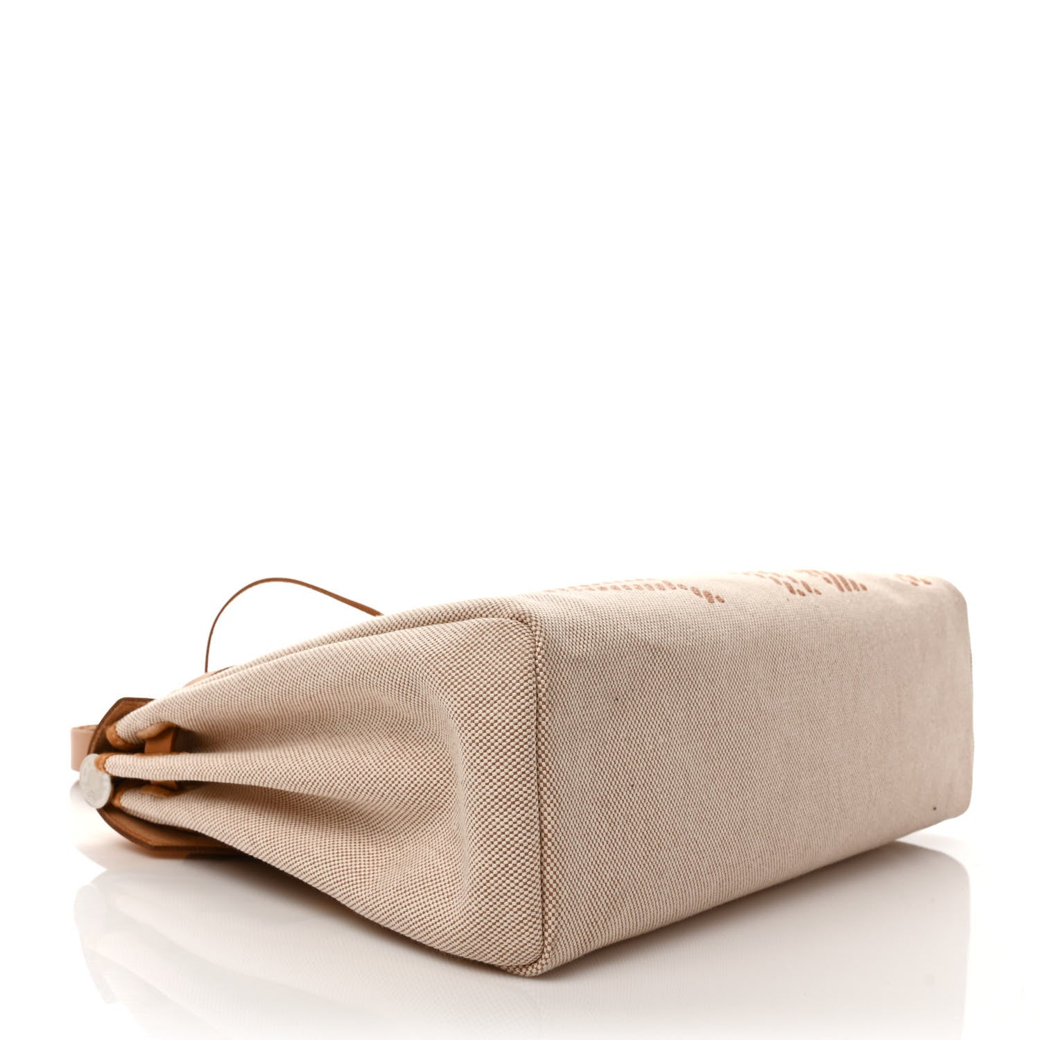 Hermes Vache Hunter Toile H Brides de Gala Herbag Zip Retourne 31 PM Natural 4 of 10
