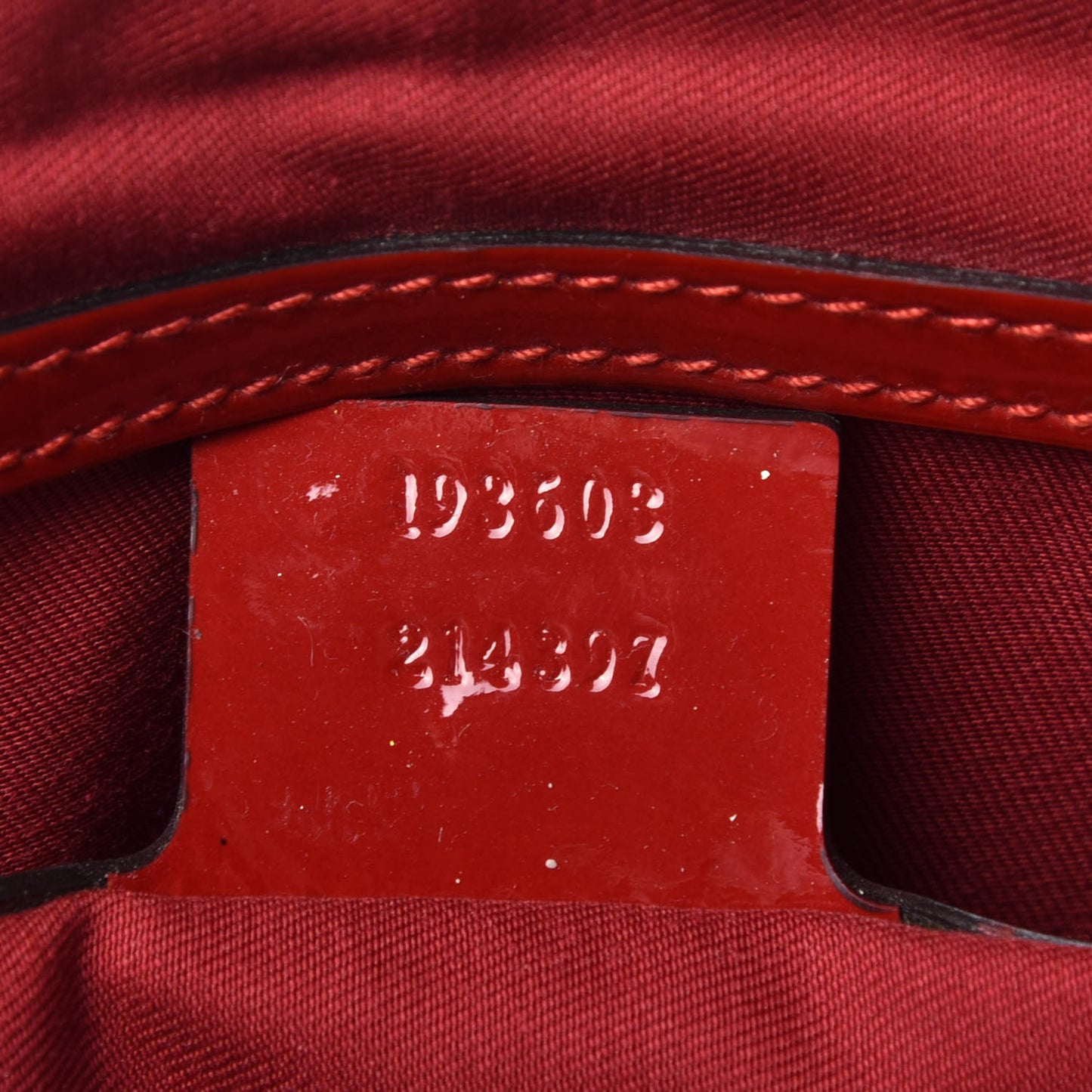 Patent GG Valentine Medium Joy Boston Red Gold