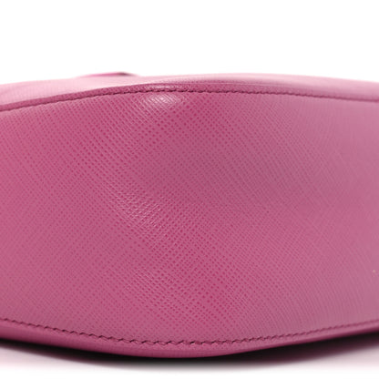 Salvatore Ferragamo Saffiano Lydia Bow Camera Bag Pink 9 of 10
