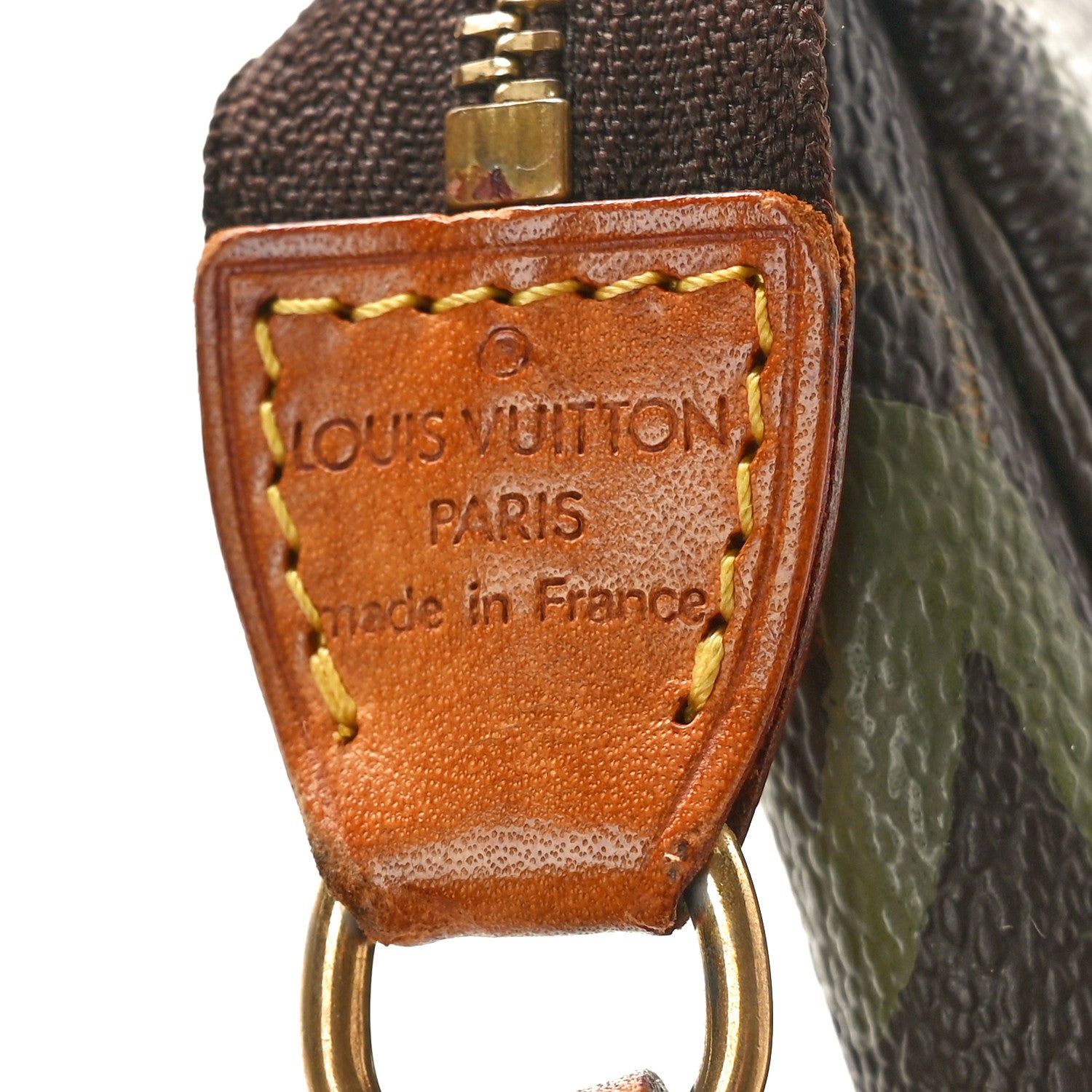 Louis Vuitton Monogram Graffiti Pochette Accessories Kaki 6 of 9