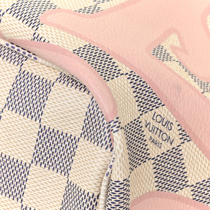 Louis Vuitton Damier Azur Tahitienne Neverfull MM 12 of 22