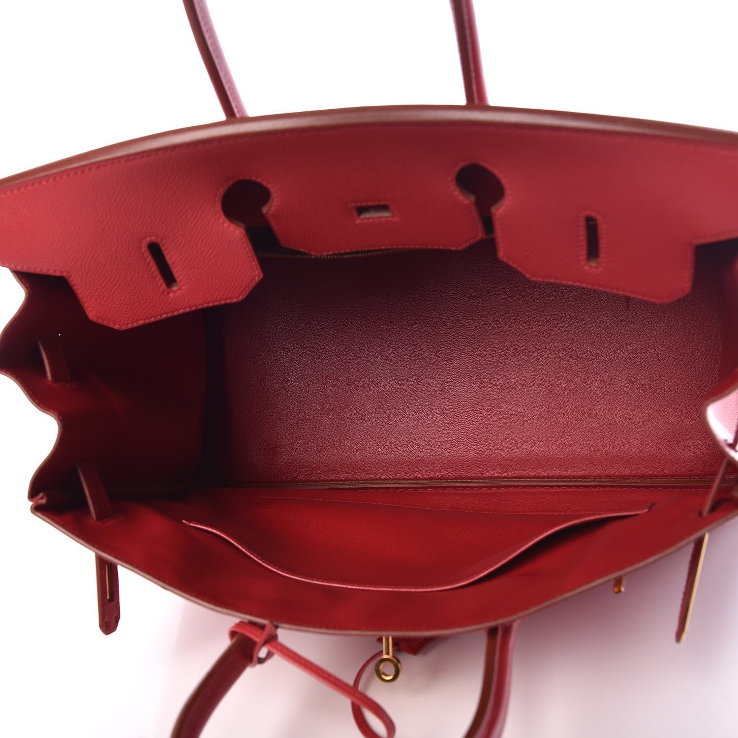 Hermes Courchevel Birkin 35 Rouge Casaque 7 of 35