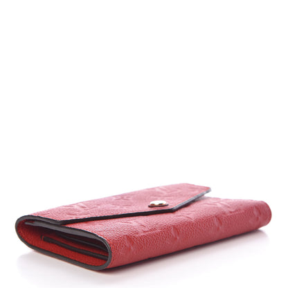 Louis Vuitton Empreinte Compact Curieuse Wallet Cherry 4 of 10