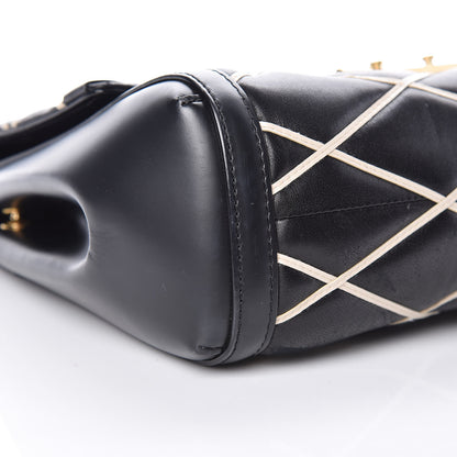 Louis Vuitton Lambskin Malletage Pochette Flap Black 5 of 12