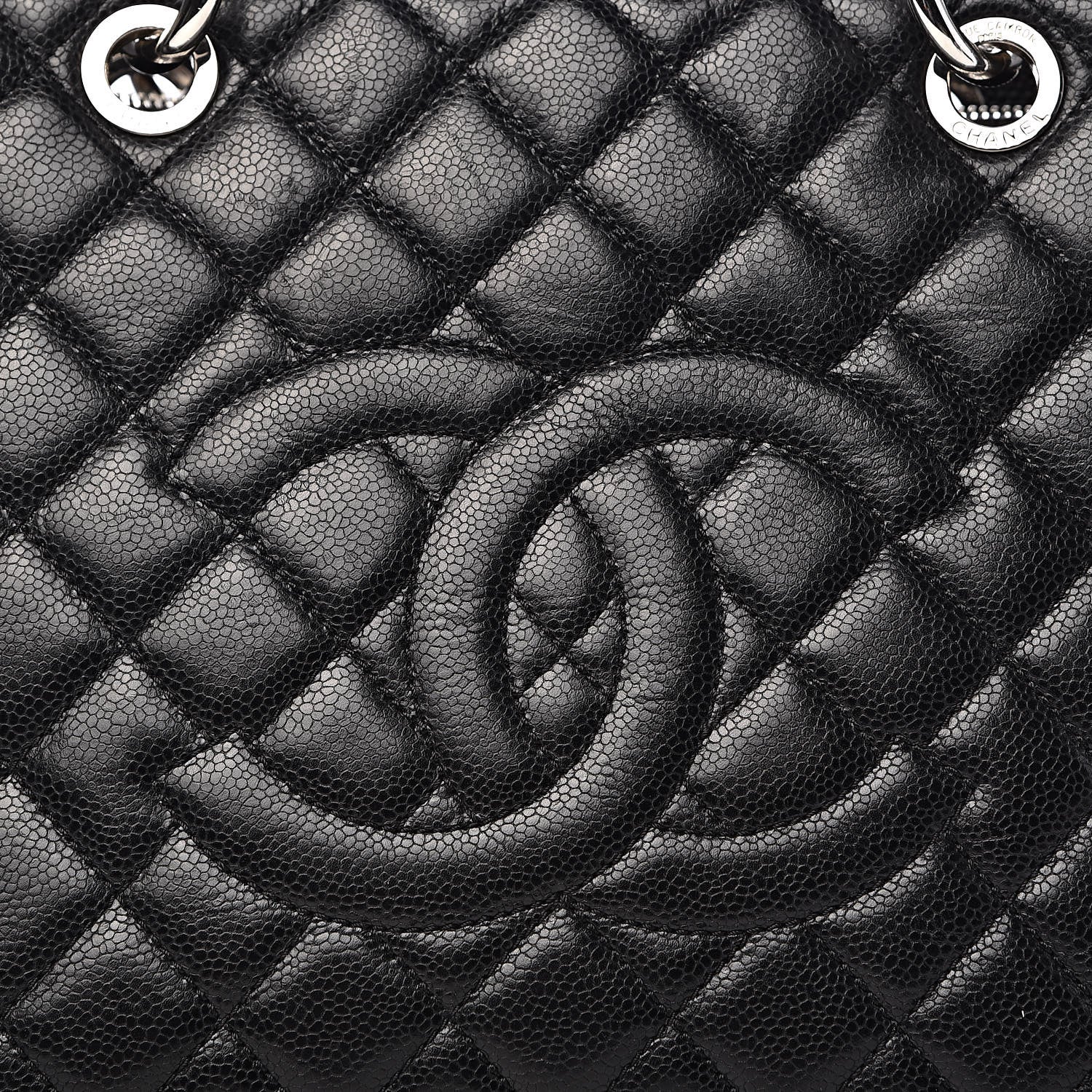 Chanel Caviar Quilted Grand Shopping Tote GST Black 15 of 15