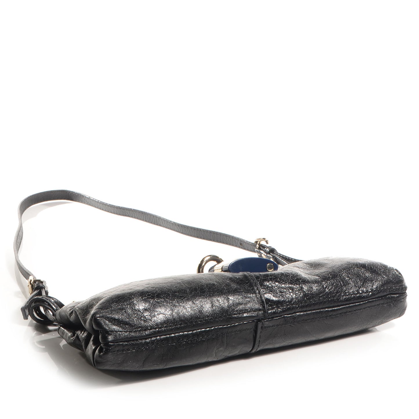 Leather Paddington Shoulder Bag Black