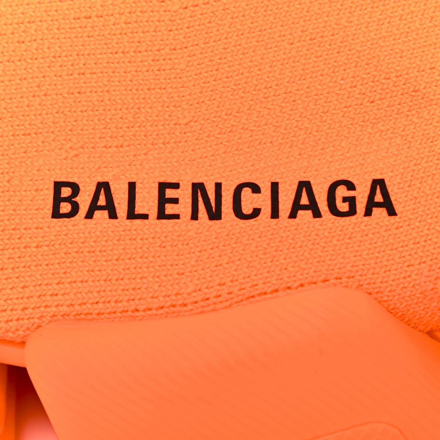 Balenciaga Technical 3D Recycled Knit Mens Speed 2.0 Sneakers 44 Monocolor Orange Fluo 7 of 8