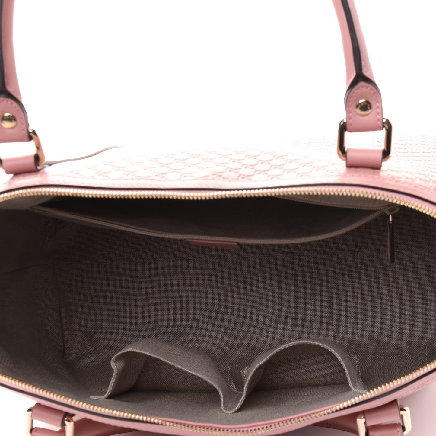 Soft Microguccissima Large Dome Satchel Soft Pink