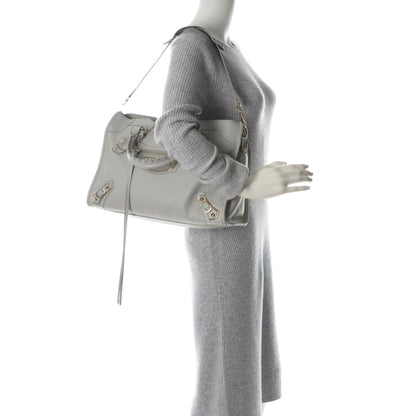 Balenciaga Chevre Gold Metallic Edge Hardware City Gris Perle 2 of 7