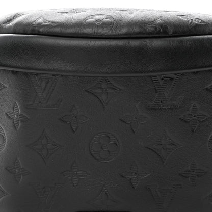 Louis Vuitton Calfskin Monogram Shadow Discovery Bumbag Black 7 of 9