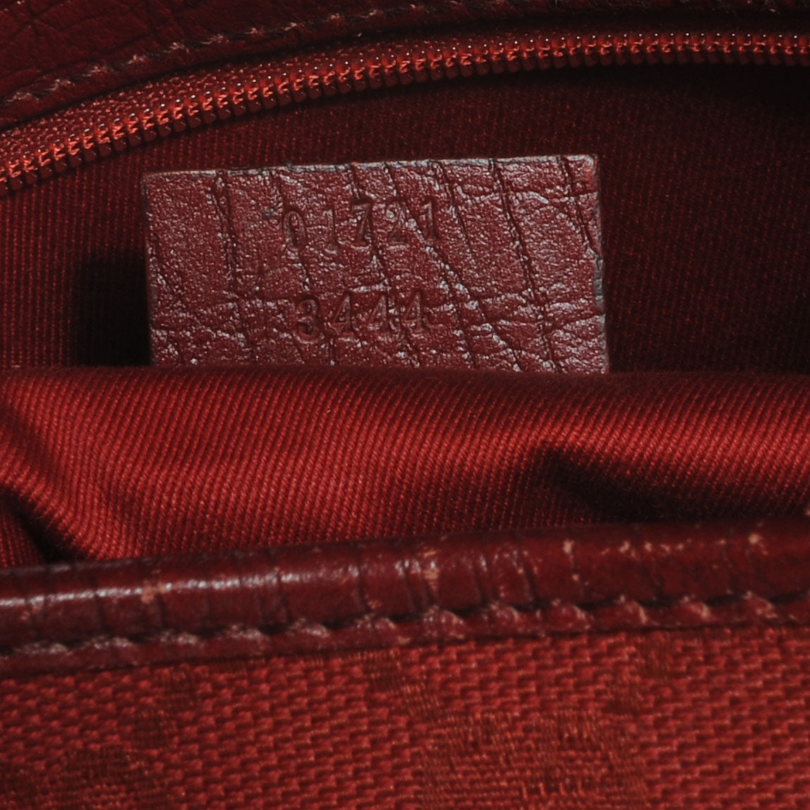 Monogram Small Bardot Red