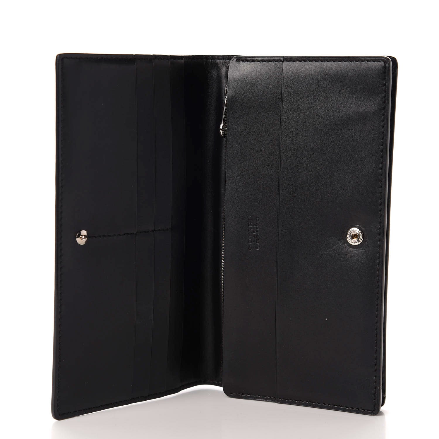 Goyard Goyardine Long Bi-Fold Wallet Black 5 of 9