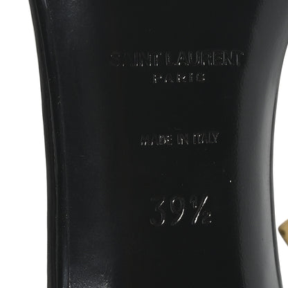 Saint Laurent Patent Calfskin Opyum 85 Sandals 39.5 Black 8 of 9