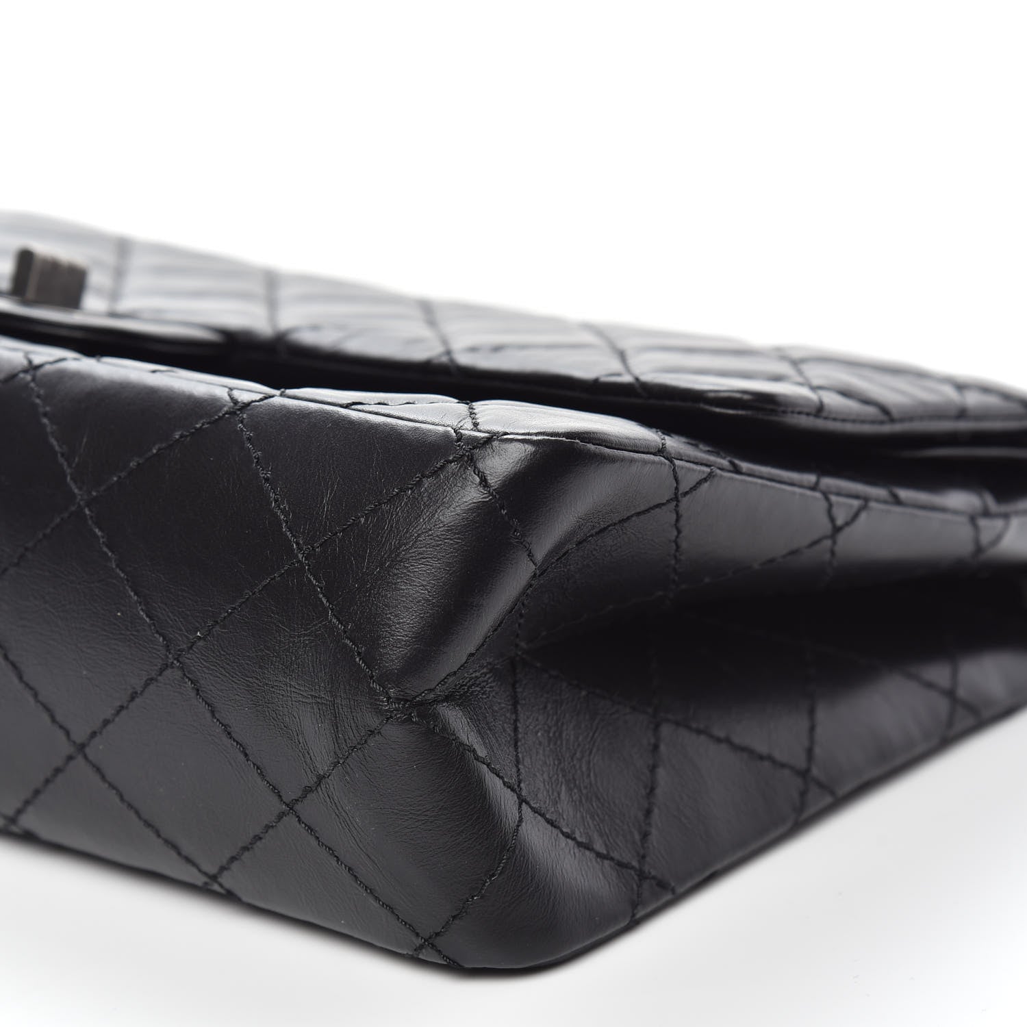 Chanel Aged Calfskin Quilted 2.55 Reissue 226 Flap Black 10 of 13