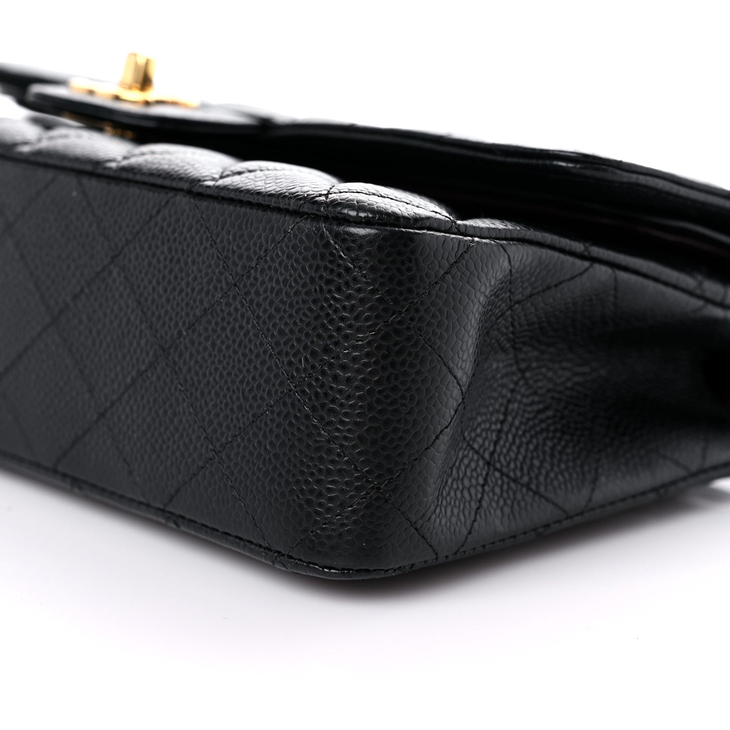 Chanel Caviar Quilted Medium Double Flap Black 9 of 13