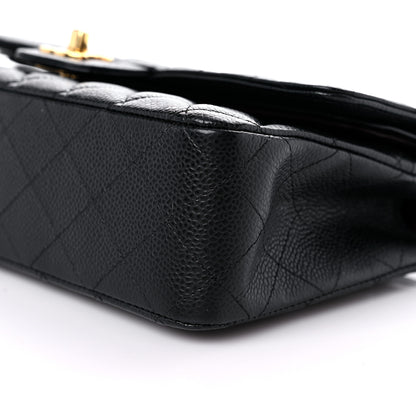 Chanel Caviar Quilted Medium Double Flap Black 9 of 13