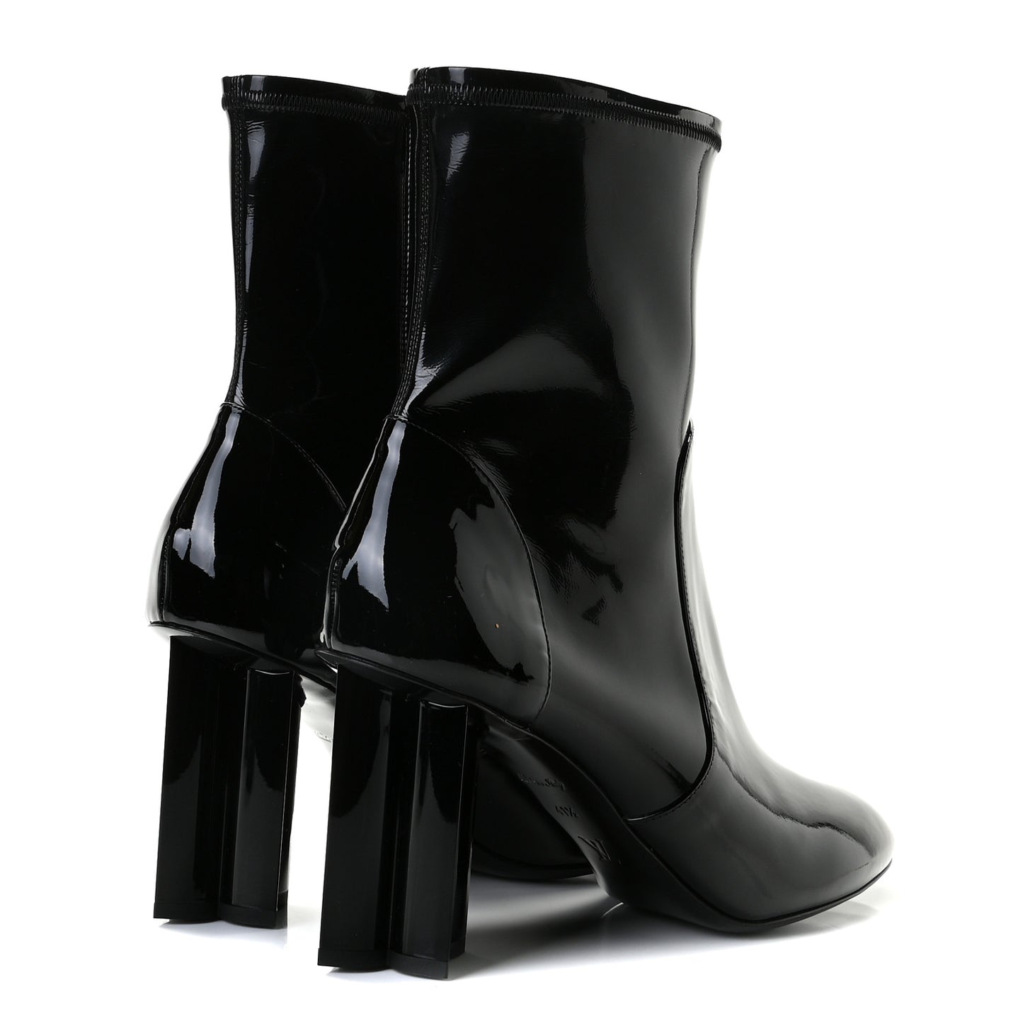 Patent Uniformes Silhouette Ankle Boots 41.5 Black