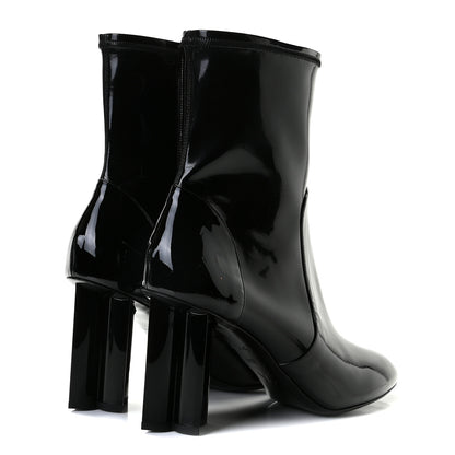 Louis Vuitton Patent Uniformes Silhouette Ankle Boots 41.5 Black 3 of 7