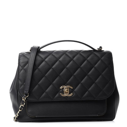 Chanel Caviar Quilted Large Business Affinity Flap Black 1 of 13