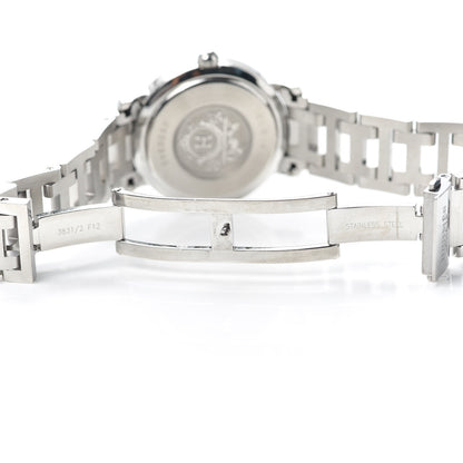 Hermes Stainless Steel 31mm Clipper Automatic Watch Grey 5 of 6
