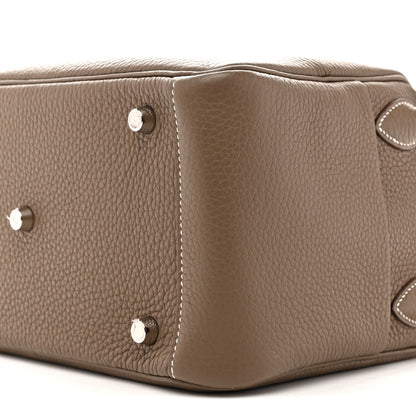Hermes Taurillon Clemence Lindy 26 Etoupe 10 of 11
