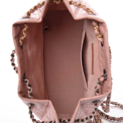 Chanel Aged Calfskin Quilted Small Gabrielle Backpack Pink 7 of 11