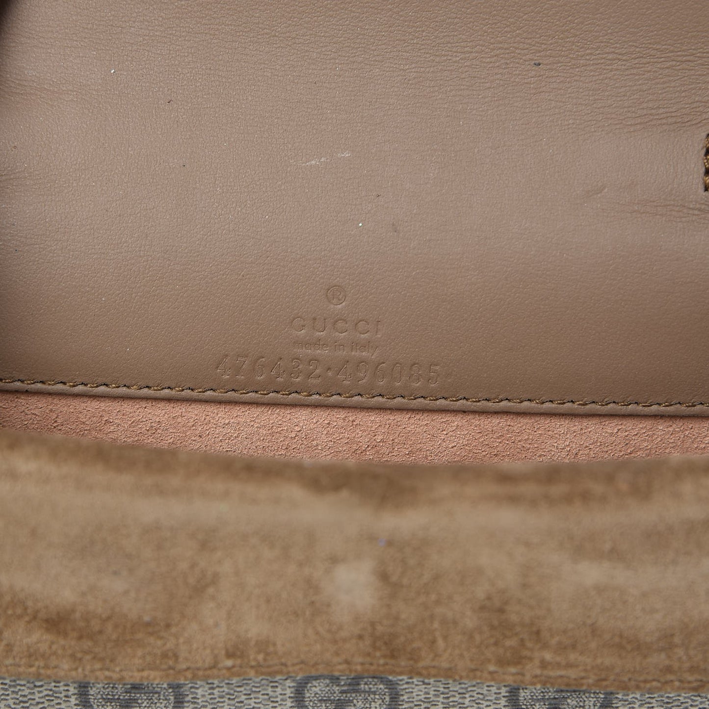 GG Supreme Monogram Super Mini Dionysus Shoulder Bag Taupe