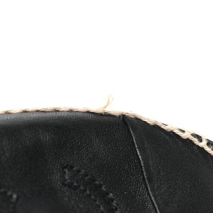 Chanel Lambskin CC Espadrilles 38 Black 9 of 10
