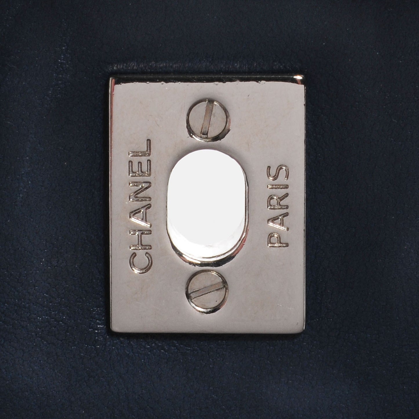 Vinyl Quilted In The Business Flap Dark Blue