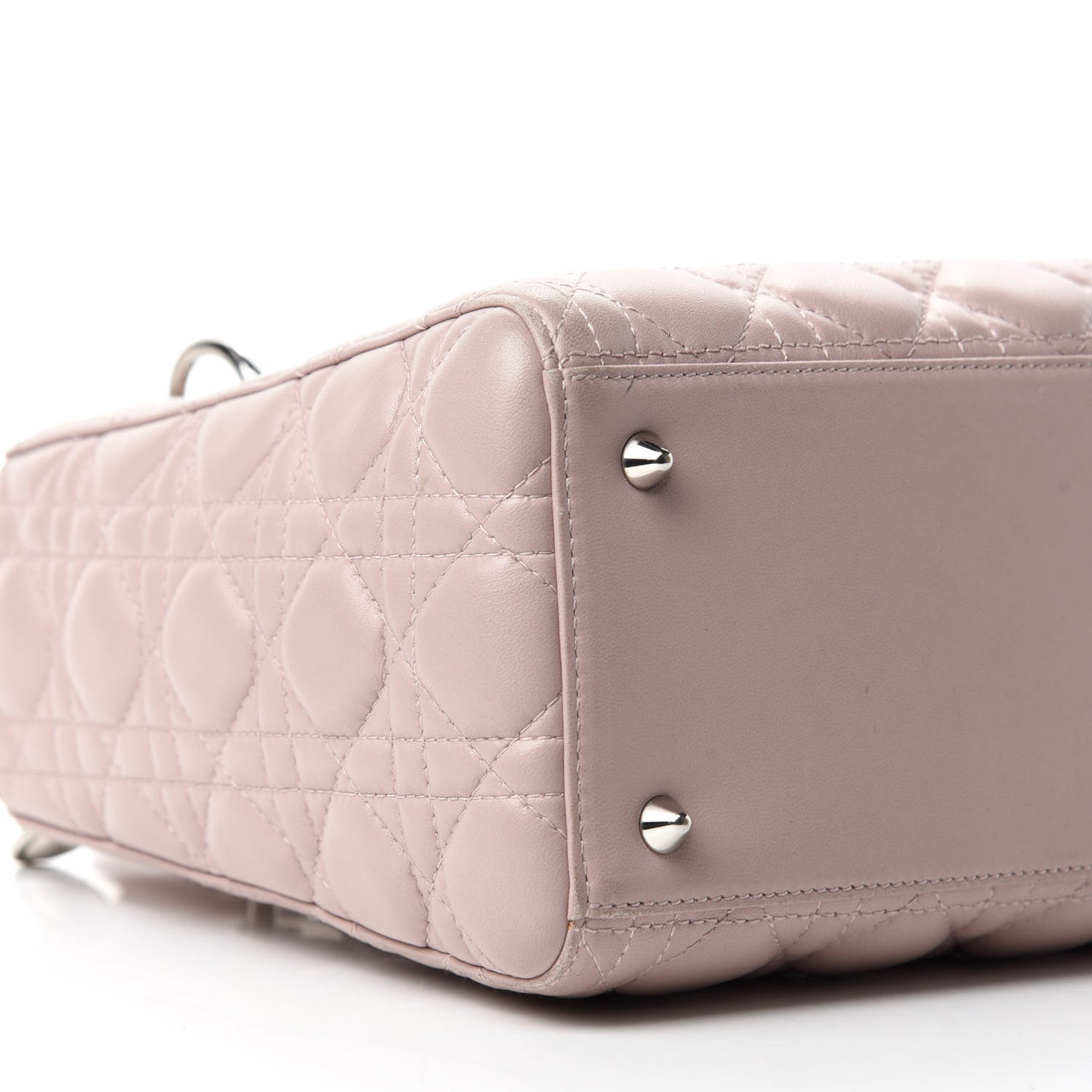 Lambskin Cannage Medium Lady Dior Light Pink