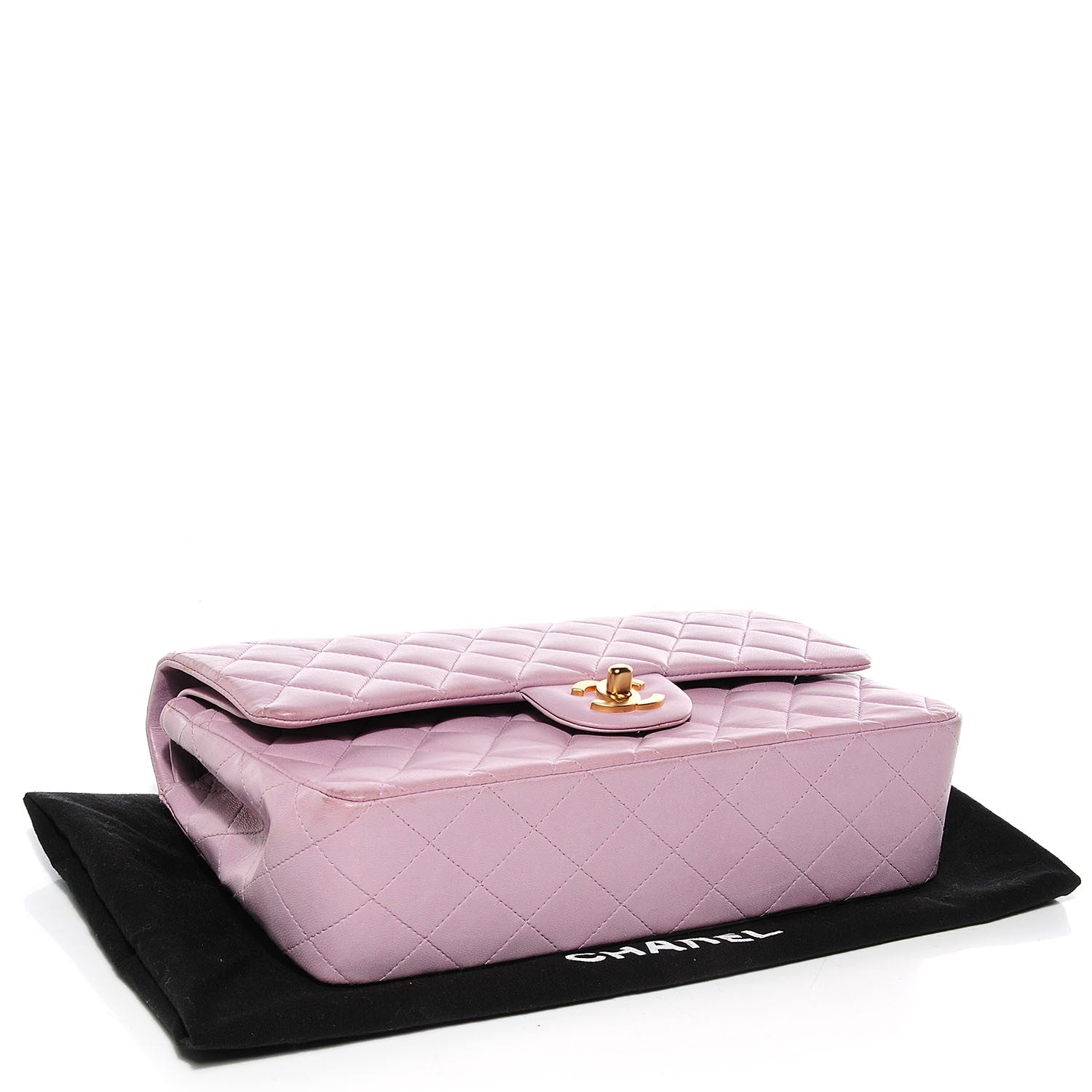 Chanel Lambskin Double Medium Flap Lilac 4 of 8