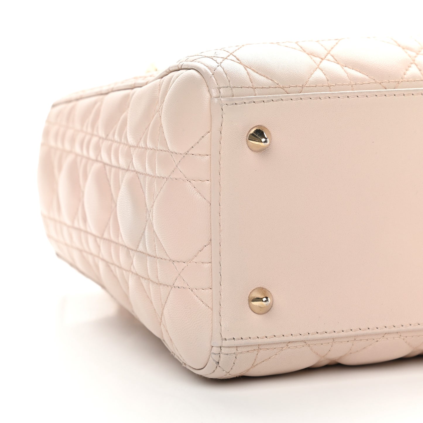 Lambskin Cannage Medium Lady Dior Light Pink
