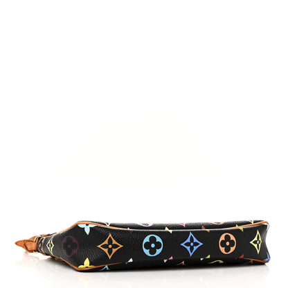 Louis Vuitton Monogram Multicolor Pochette Accessories Black 4 of 9