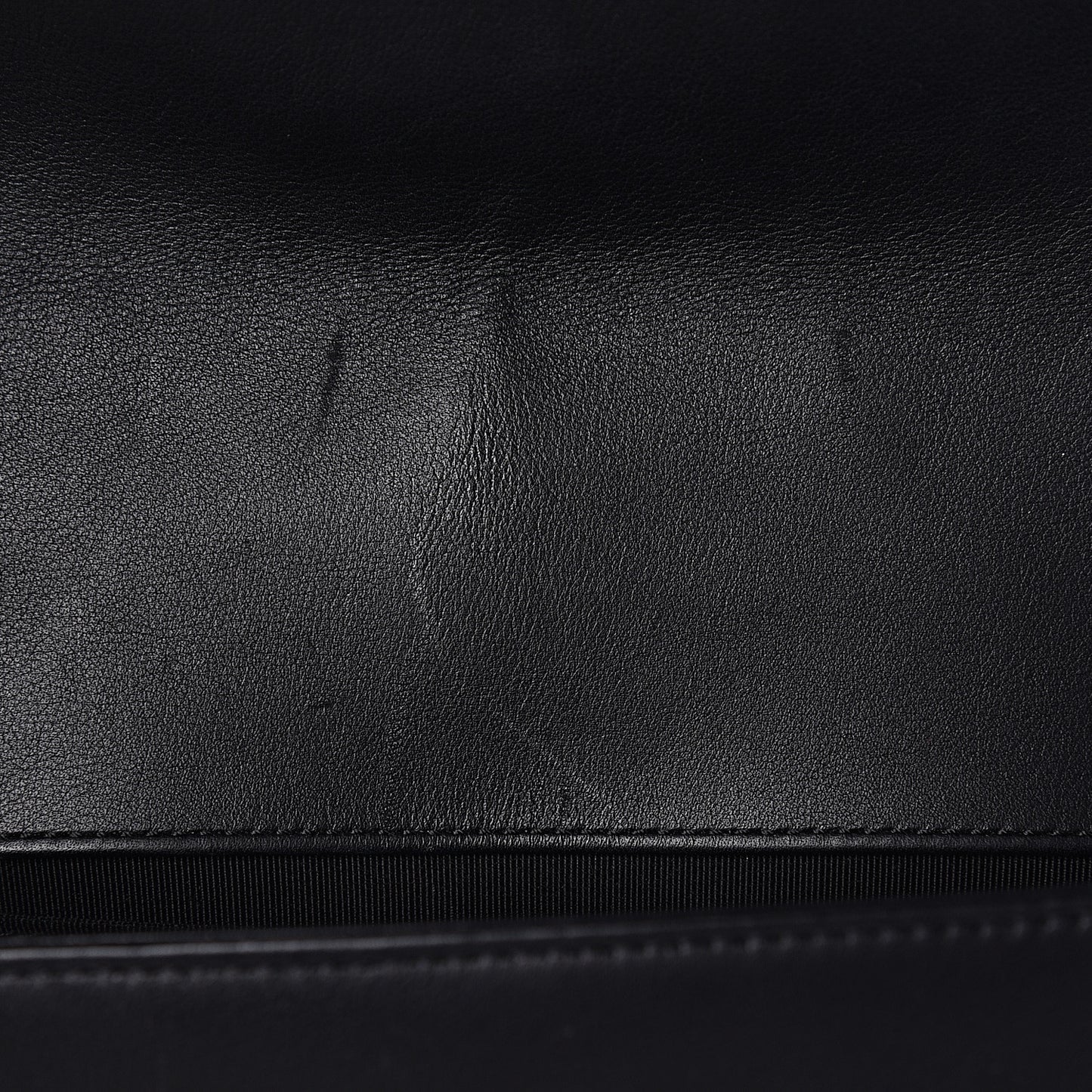 Lambskin Chevron Medium Boy Flap Black