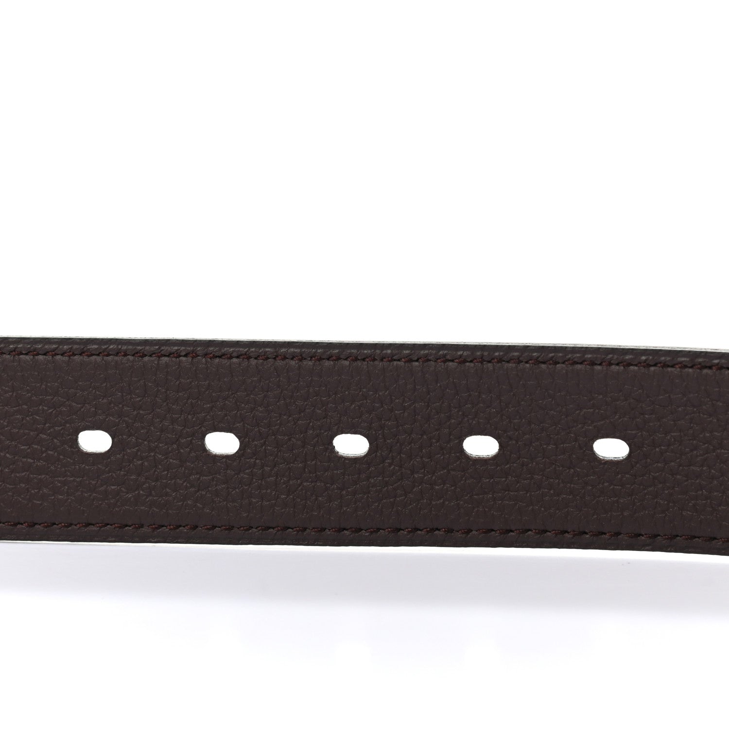 Hermes Box Togo 32mm Hapi Belt 95 Black Prune 3 of 5