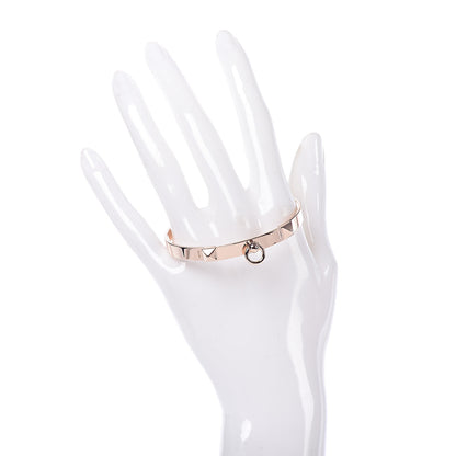Hermes 18K Rose Gold PM Collier De Chien Bracelet SH 2 of 5
