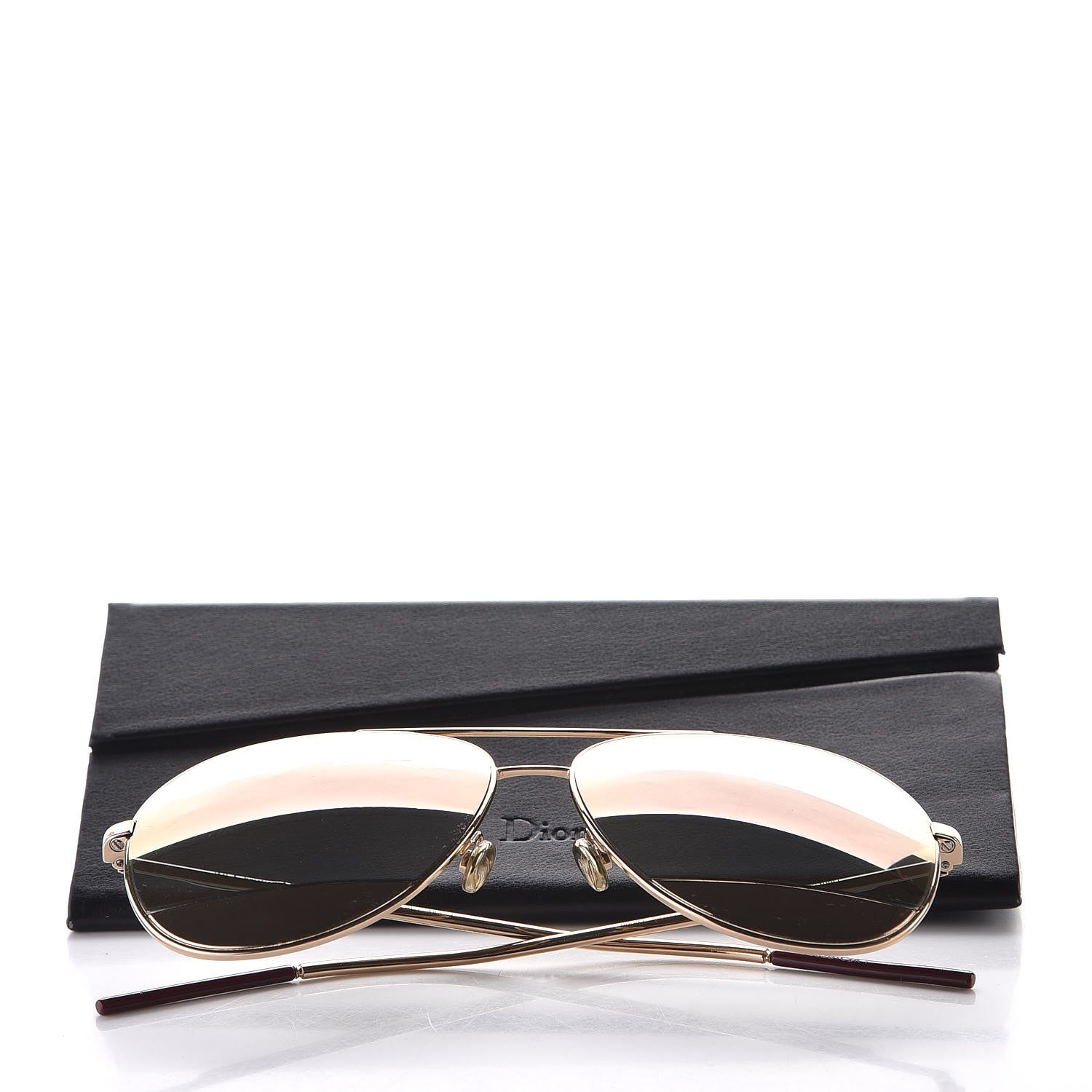 Christian Dior Split 1 Aviator Sunglasses Rose Gold 8 of 8