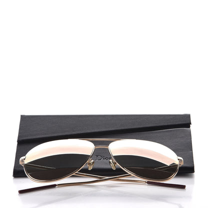 Christian Dior Split 1 Aviator Sunglasses Rose Gold 8 of 8
